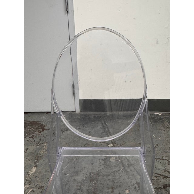 Plastic Philippe Starck Style Ghost Side Chairs, Set of Four For Sale - Image 7 of 12