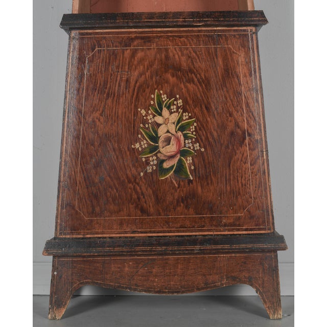 Wood 19th Century French Comtoise Grandfather Clock For Sale - Image 7 of 10