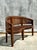 Vintage Boho Curved Teak Bench For Sale - Image 9 of 10