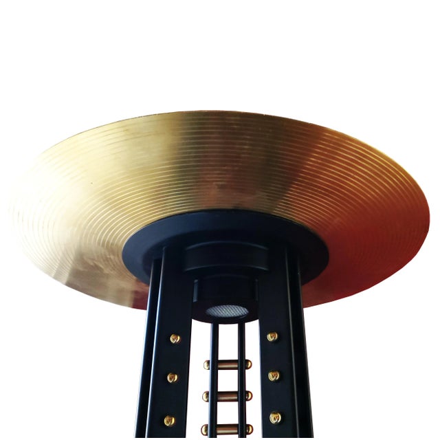 Metal Sonneman Memphis - Post-Modern "Echoes of Vienna" Floor Lamp For Sale - Image 7 of 11