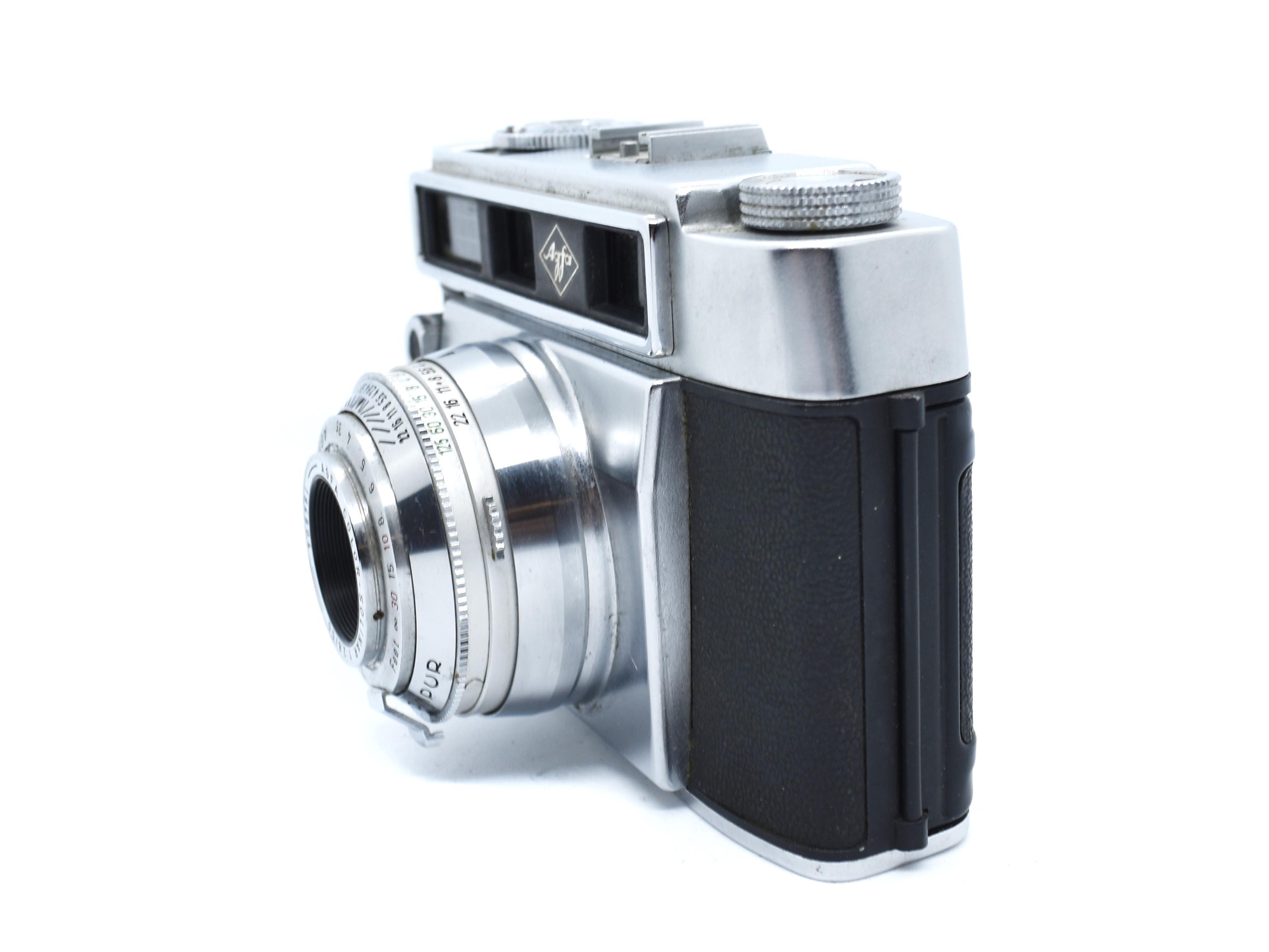 Agfa Super Silette SOLINERレンジファインダーカメラ Vintage 1950s Agfa Super Silette-L Rangefinder Camera With Color