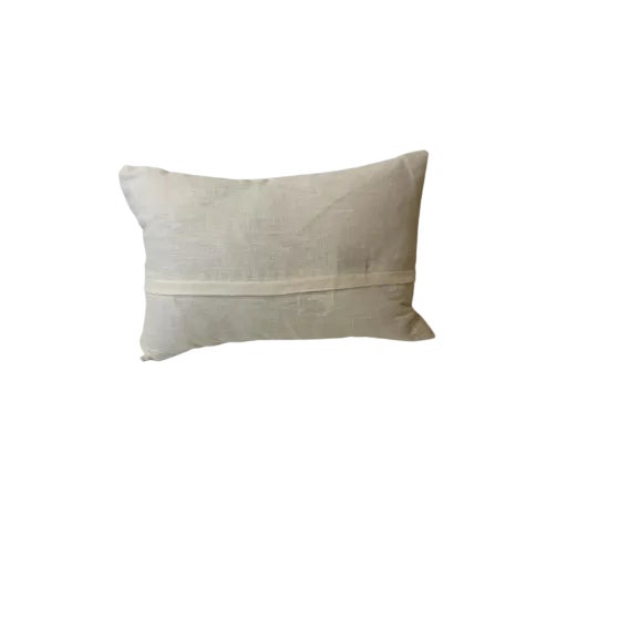 Star Pattern Linen Pillow 19" x 6" x 13" 95/5% Feather Down Fill Hidden Zipper in Back Knife Edge Finish Available in...