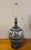 Mid 20th Century Sgraffito Pottery Lamp Folk Art Style Birds Antelope For Sale - Image 11 of 12