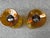Glass Vintage Mid-Century Modern Amber Brown Glass Denby Avanti Goblets a Pair For Sale - Image 7 of 9