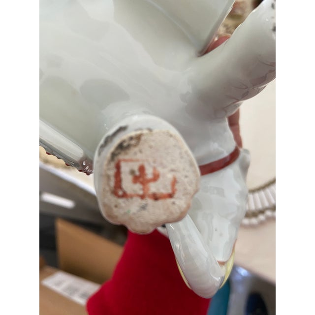 Early 20th Century Chinese Famille Rose Porcelain Elephant Joss Stick Holder, Candleholder or Vase, Attributed Republic Period For Sale - Image 12 of 12
