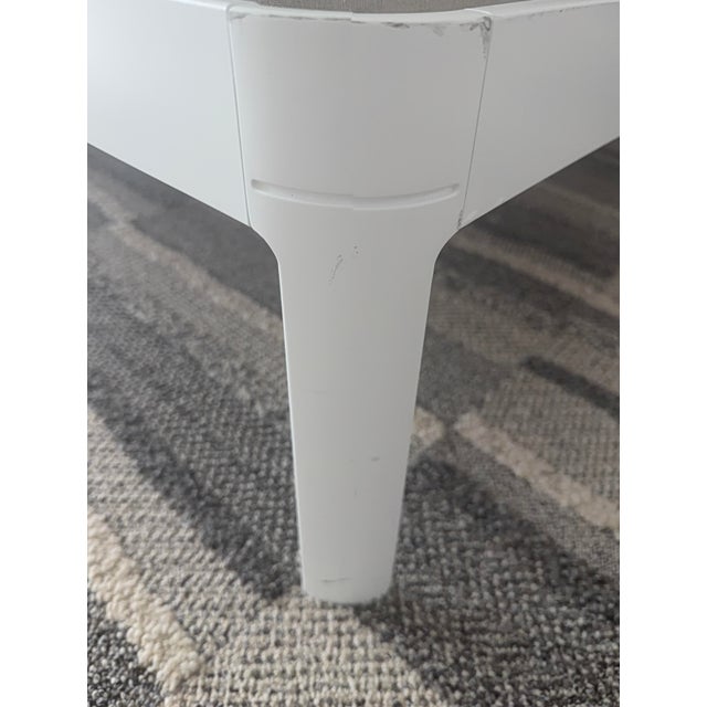 Design Within Reach Min Queen Bed Frame White For Sale In Miami - Image 6 of 8