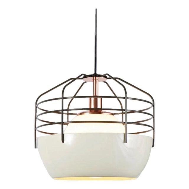 Mid-Century Modern Roll & Hill Bluff City 14" Pendant Light by Jonah Takagi - Brand New For Sale