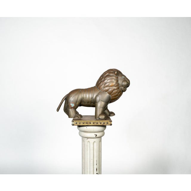 Mid 20th Century Mid 20th Century Mexican Modernist Lion Sculpture For Sale - Image 5 of 10