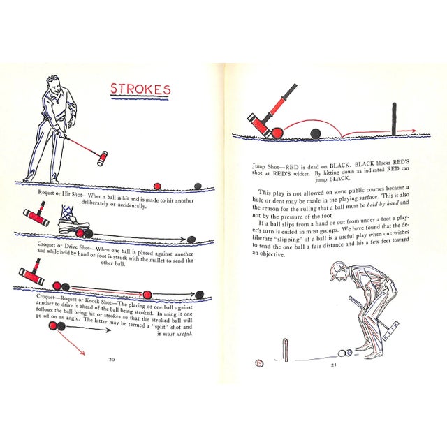 "Croquet: Rules and Strategy for Home Play" 1957 Brown, Paul For Sale - Image 11 of 13