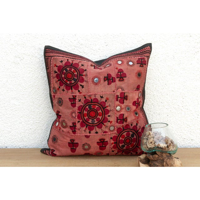 Textile The Desert Rose Antique Jaisalmer Pillow For Sale - Image 7 of 7