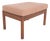 Vintage Ottoman in Teak with Loose Cushion, Denmark, 1950s For Sale