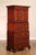 High Quality American Made Vintage Mahogany Chest on Chest Armoire with Pair of Doors Opening to Adjustable Shelf, Over...