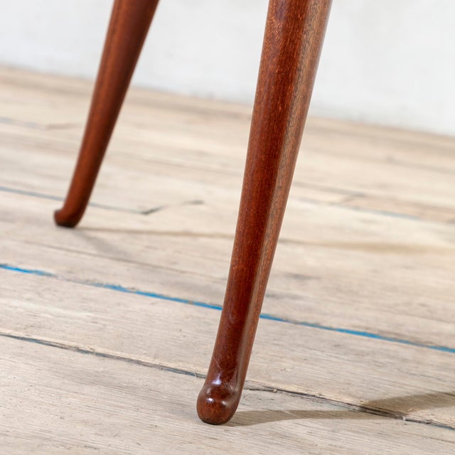 1950s Wood and Glass Coffee Table attributed to Osvaldo Borsani, 1950s For Sale - Image 5 of 7