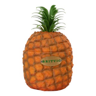 Mid 20th Century Mid Century Modern English "Britvic" Pineapple Ice Bucket For Sale