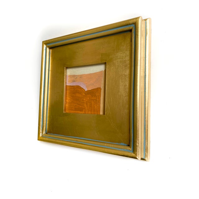 "Night and Day" Pair of Framed Mini Paintings by Jessalin Beutler For Sale In Seattle - Image 6 of 7