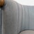 Moe's Light Blue Lounge Chair With Wood Frame and Metal Leg Accents For Sale - Image 9 of 10