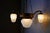 Art Deco Brass and Frosted Pressed Glass Chandelier, 1920s For Sale - Image 3 of 18