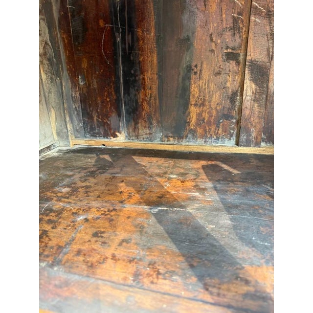 Wood Antique Chinoiserie Style Elm Wood Carved Butterfly Altar Sideboard. For Sale - Image 7 of 18