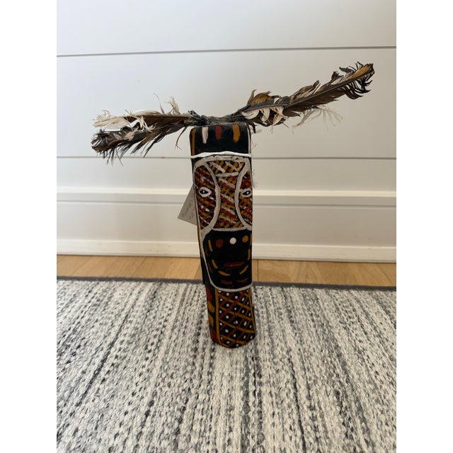 Late 20th Century Vintage Aboriginal Totem by Samuel Poantimului For Sale In New York - Image 6 of 11