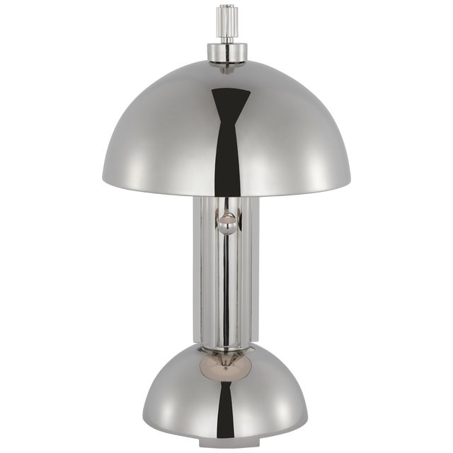 Traditional Thomas O'Brien by Visual Comfort Signature Dally 13" Desk Lamp in Polished Nickel For Sale - Image 3 of 3