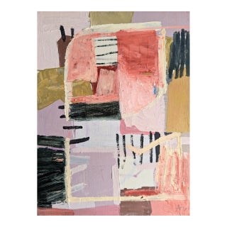Anne S Abueva Abstract Oil Painting on Panel For Sale