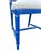 2000 - 2009 Faux Bamboo Chinoiserie Style Blue Dining Chairs in Blue Set of 8 For Sale - Image 5 of 14