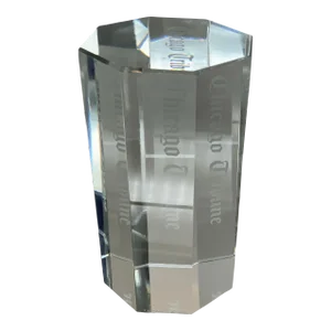 Vintage Tiffany&Co “Chicago Tribune” Crystal Parerweght.