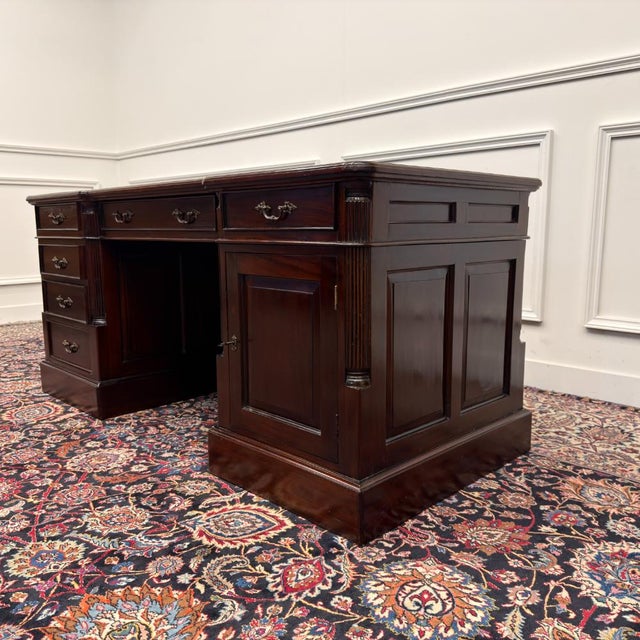 Classic English Desk with Backboard For Sale - Image 5 of 18