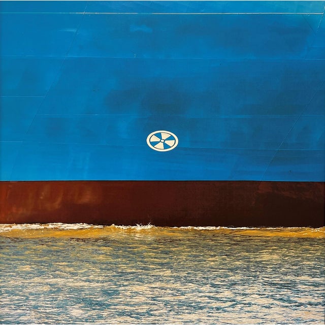 Rothko Series 2: 15-3-3 by Dan Kaufman | Archival Photo Print on Canvas Abstract blue and brown shapes. For Sale