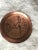 Beinal Mid Century Brazilian Embossed Copper Cultural Coasters- Set of 6 For Sale - Image 9 of 11