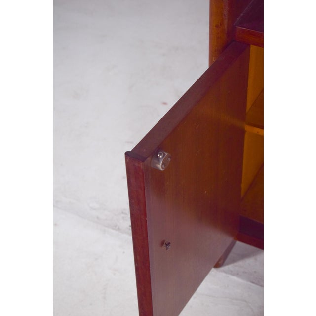 Small Art Deco Teak Bar Cabinet, 1920s For Sale - Image 9 of 11