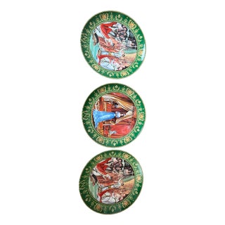 Vintage Napoleon Plates, 1980s, Set of 3 For Sale