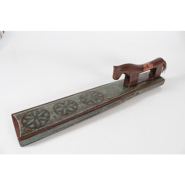 Antique Danish Mangle Board, 1803 For Sale - Image 3 of 15