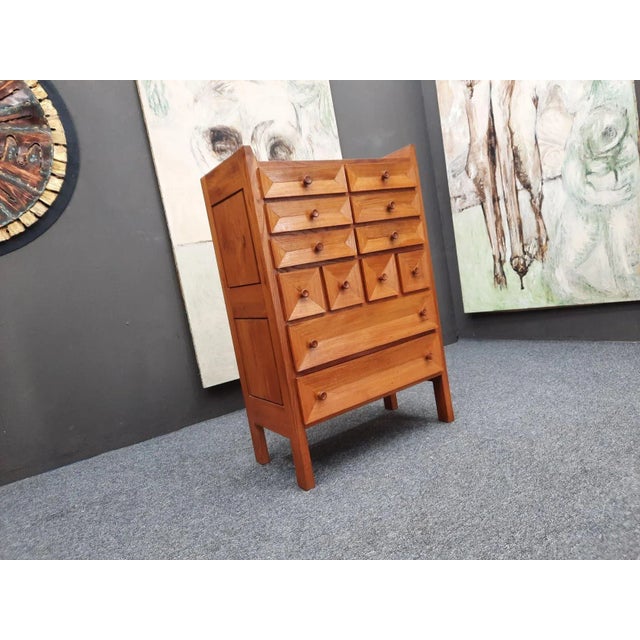Wonderful and practical chest of drawers from the 1960s. The chest of drawers is custom-made by a cabinetmaker. Please...