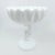 Late 20th Century Vintage Milk Glass Tulip Pedestal Dish For Sale - Image 5 of 12