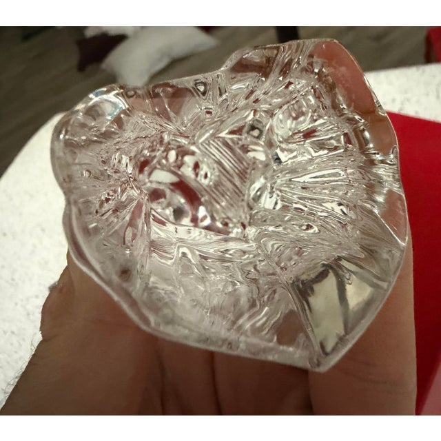 Baccarat Baccarat Crystal Angel With Harp Figurine Nib For Sale - Image 4 of 7