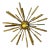Mid-Century Modern Brass Sputnik Sculpture For Sale