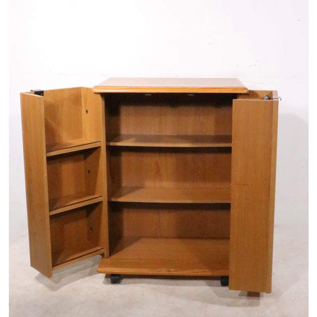 Vintage 1970/80's Cabinet Dry Bar For Sale - Image 11 of 14