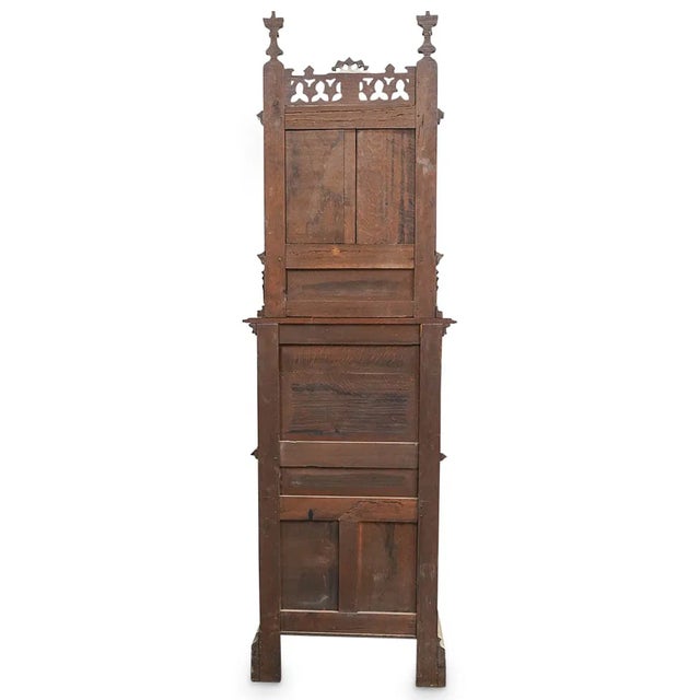 19th Century French Gothic Revival Two Tiered Cabinet 19th Cent. France, really a unique size. Antique Gothic Revival...