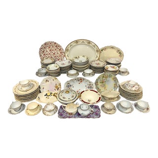Mixed China Service for 12- Set of 145 For Sale