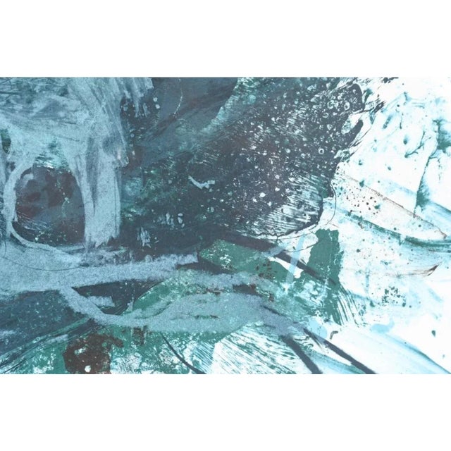 Vintage Signed Abstract Lithographs — a Pair For Sale - Image 9 of 12