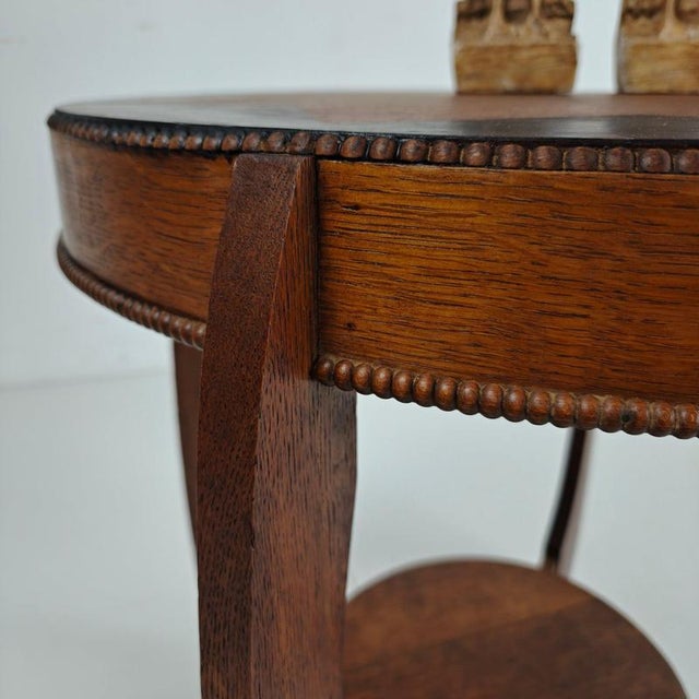 Art Deco Amsterdam School Coffee Table, Netherlands, 1930s For Sale - Image 9 of 13