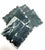 1990s Rugged Set of Black Marbled Square Coaster - Set of Four For Sale - Image 4 of 9