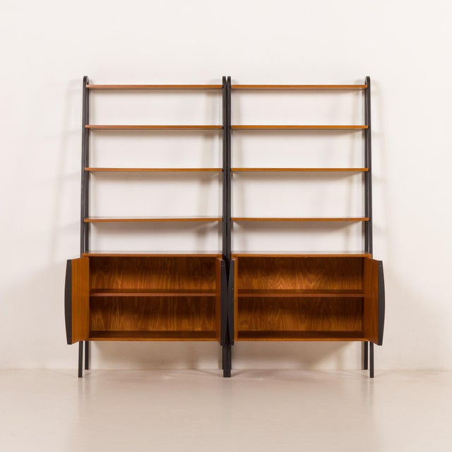 Mid-Century Modern Free Standing Wall Unit by Brantorps, 1960s, Set of 2 For Sale - Image 4 of 17