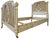 Pair of Antique French Louis XVI–Style Painted Cane Twin Beds With Carved Floral Medallions | 1900 For Sale - Image 4 of 4