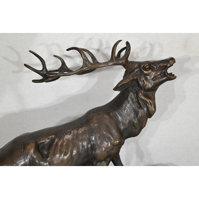 JB. Mêne, Animal Group, Late 1800s, Bronze For Sale - Image 18 of 18