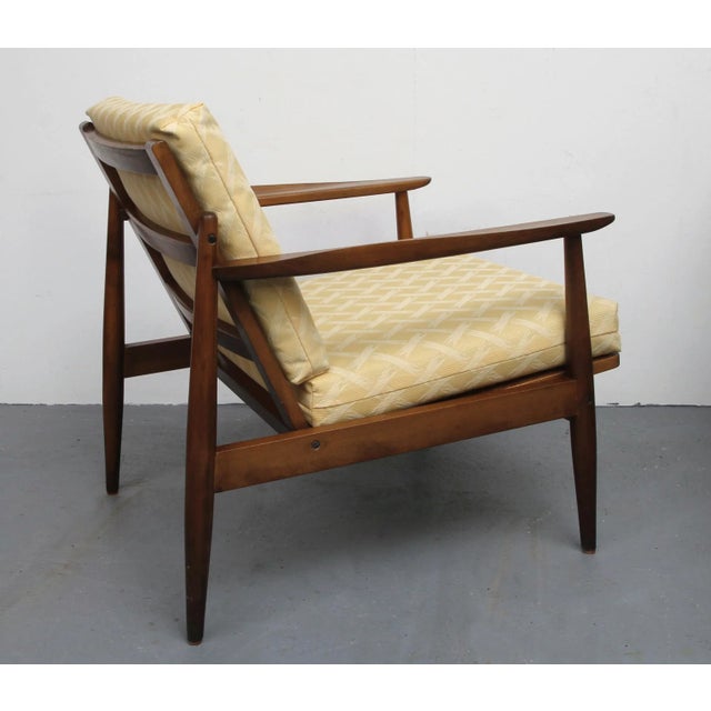 Yellow Padded Armchair, 1960s For Sale - Image 12 of 14