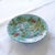 A wonderful trio of antique 19th-century barbotine bird plates. lovely turquoise color, a pair of birds perched on...