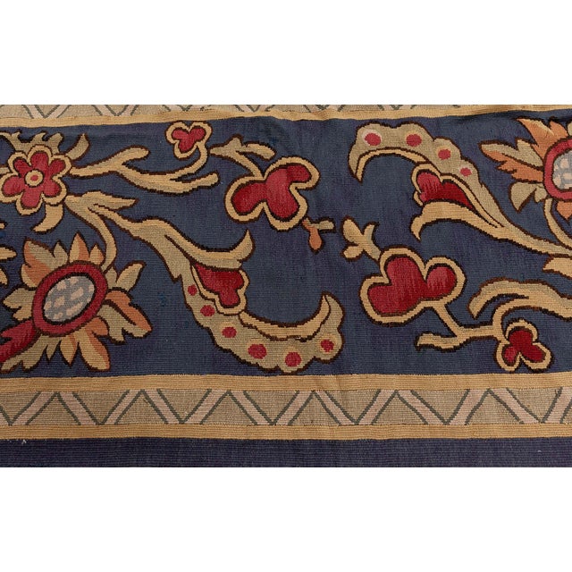 Textile Oversized Antique French Aubusson Rug For Sale - Image 7 of 11