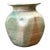 Vintage Small Glazed Pottery Vase For Sale